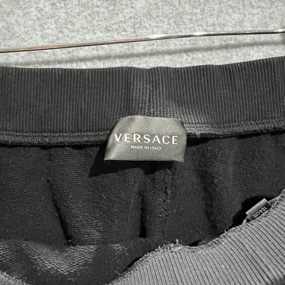 Versace Kids Black Rainbow Greca Jogger Pants 14Y Women's XS/Small streewear - Picture 5 of 8
